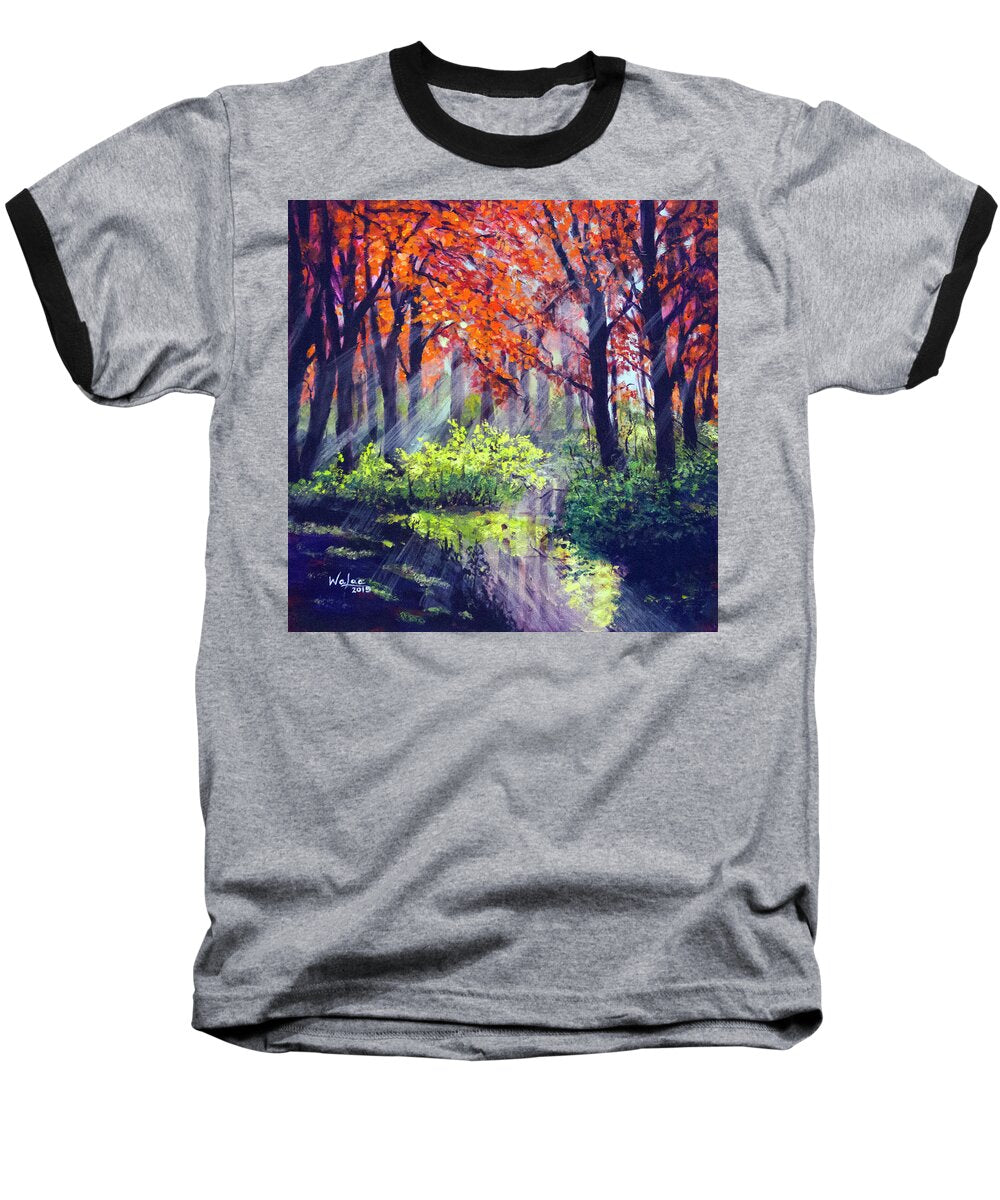 When Light Sneaks - Baseball T-Shirt