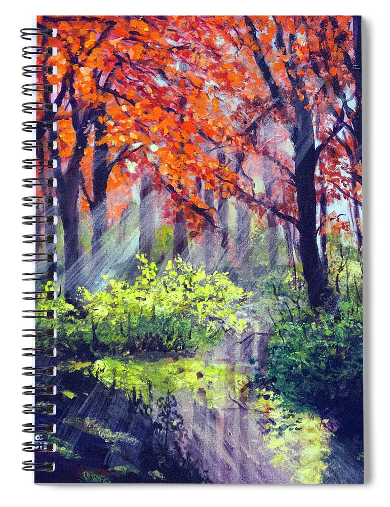 When Light Sneaks - Spiral Notebook